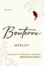 Bonterra Mendocino County Merlot 2009 Front Label