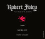 Robert Foley Vineyards Merlot 2009 Front Label