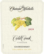 Chateau Ste. Michelle Cold Creek Vineyard Chardonnay 2009 Front Label