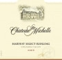Chateau Ste. Michelle Harvest Select Sweet Riesling 2009 Front Label
