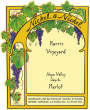 Nickel & Nickel Harris Vineyard Merlot 2009 Front Label