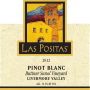 Las Positas Vineyards Buttner Vineyard Pinot Blanc 2012 Front Label