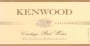 Kenwood Vintage Red 2009 Front Label