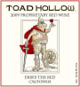 Toad Hollow Erik's the Red 2009 Front Label