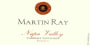 Martin Ray Napa Reserve Cabernet Sauvignon 2010 Front Label