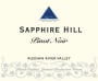Sapphire Hill Vineyards Pinot Noir 2010 Front Label