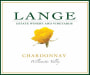 Lange Winery Chardonnay 2010 Front Label