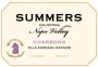 Summers Estate Napa Valley Charbono 2010 Front Label