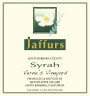 Jaffurs Verna's Vineyard Syrah 2010 Front Label