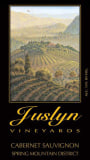 Juslyn Spring Mountain Cabernet Sauvignon 2010 Front Label
