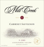 Mill Creek Cabernet Sauvignon 2010 Front Label