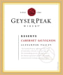 Geyser Peak Alexander Valley Reserve Cabernet Sauvignon 2010 Front Label