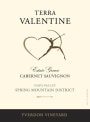 Terra Valentine Yverdon Vineyard Cabernet Sauvignon 2010 Front Label