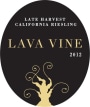 Lava Vine Winery Late Harvest Riesling 2012 Front Label