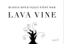 Lava Vine Winery Pinot Noir 2013 Front Label