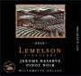 Lemelson Jerome Reserve Pinot Noir 2010 Front Label