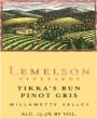 Lemelson Tikka's Run Pinot Gris 2010 Front Label