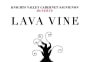Lava Vine Winery Knights Valley Reserve Cabernet Sauvignon 2012 Front Label