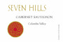 Seven Hills Winery Columbia Valley Cabernet Sauvignon 2010 Front Label