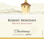 Robert Mondavi Private Selection Chardonnay 2010 Front Label