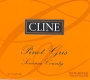 Cline Sonoma Pinot Gris 2000 Front Label
