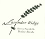 Lavender Ridge Vineyard Petite Sirah 2013 Front Label