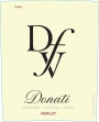 Donati Family Vineyards Merlot 2010 Front Label