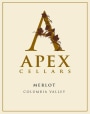 Apex Merlot 2010 Front Label
