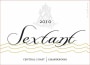 Sextant Central Coast Chardonnay 2010 Front Label