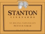 Stanton Vineyards St. Helena Petite Sirah 2010 Front Label