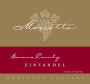 Marietta Cellars Zinfandel 2010 Front Label