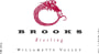 Brooks Willamette Valley Riesling 2010 Front Label