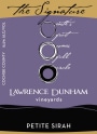 Lawrence Durham Vineyards The Signature Petite Sirah 2012 Front Label