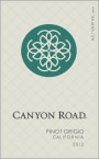 Canyon Road Pinot Grigio 2012 Front Label