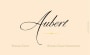Aubert Sonoma Coast Chardonnay 2010 Front Label