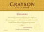 Grayson Cellars Zinfandel 2010 Front Label