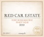 Red Car Estate Vineyard Pinot Noir 2010 Front Label