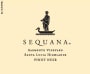 Sequana Sarmento Vineyard Pinot Noir 2010 Front Label