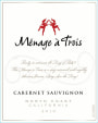 Menage a Trois Cabernet Sauvignon 2010 Front Label
