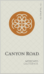Canyon Road Moscato 2014 Front Label