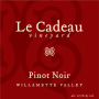 Le Cadeau Vineyard Pinot Noir 2011 Front Label