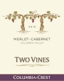 Two Vines Merlot Cabernet 2010 Front Label