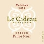 Le Cadeau Vineyard Rocheux Pinot Noir 2008 Front Label