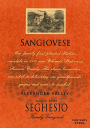 Seghesio Sangiovese 2011 Front Label