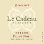 Le Cadeau Vineyard Diversite Pinot Noir 2011 Front Label