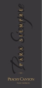 Peachy Canyon Para Siempre 2011 Front Label