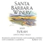 Santa Barbara Winery Syrah 2011 Front Label