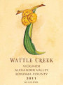 Wattle Creek Alexander Valley Viognier 2011 Front Label