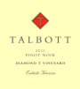 Talbott Diamond T Vineyard Pinot Noir 2011 Front Label