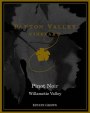 Patton Valley The Estate Pinot Noir 2011 Front Label